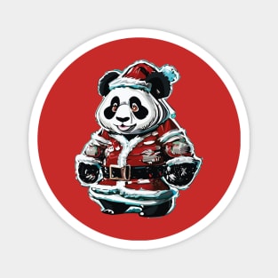 PANDA CLAUS Magnet